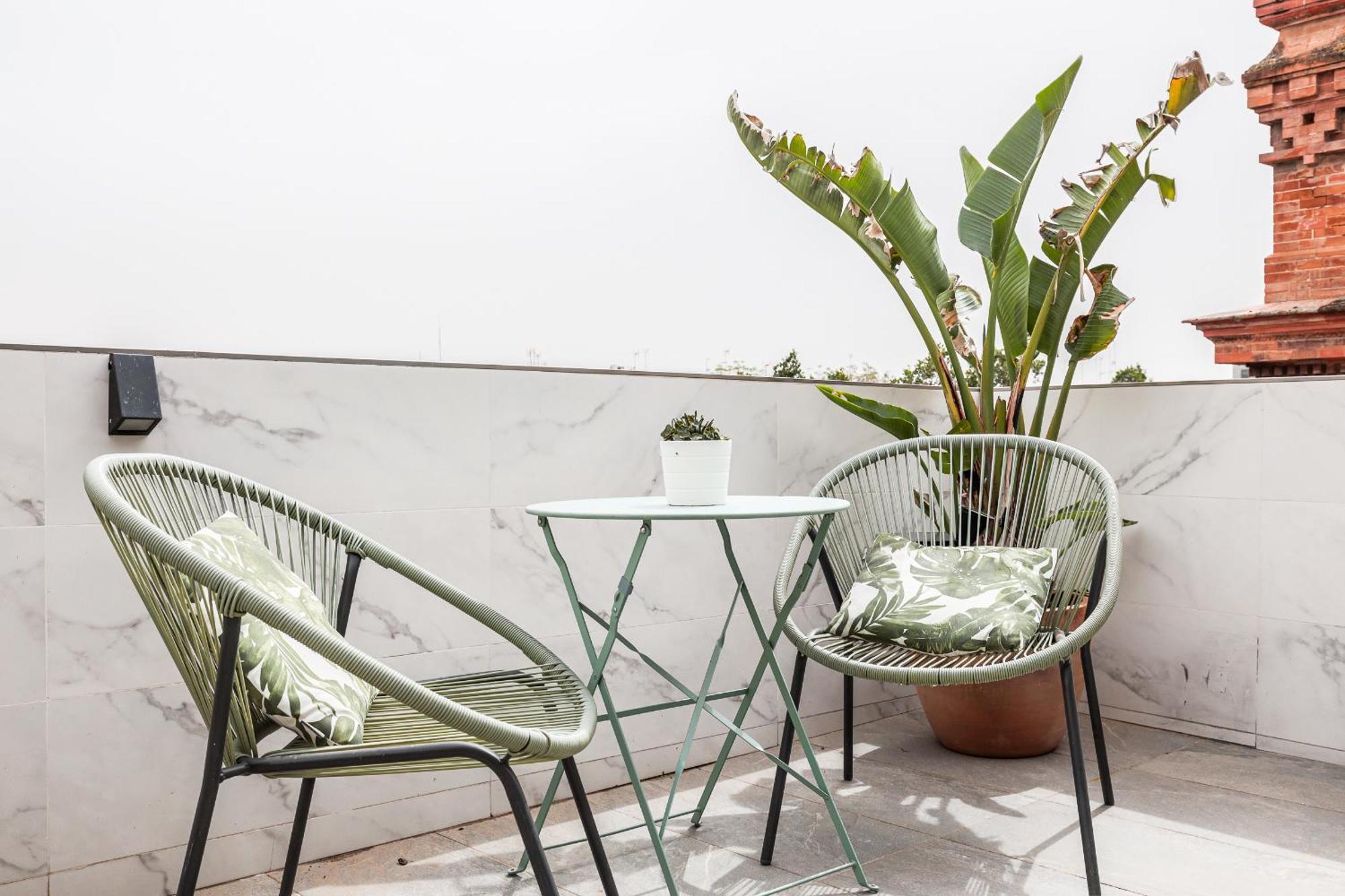 Ferienwohnung Fantastico Atico 2 Hab Y Gran Terraza Privada Sevilla Exterior foto